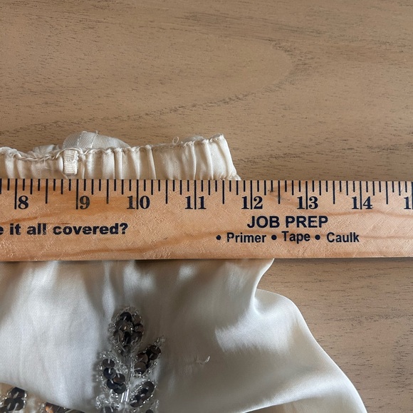 Free People Bali At Last Maxi Dress NWT Ivory Cream Beaded Embellished XS - Picture 9 of 16